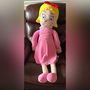Dr Seuss The Grinch Who Stole Christmas, Cindy Lou Who 48" Jumbo Plush Doll